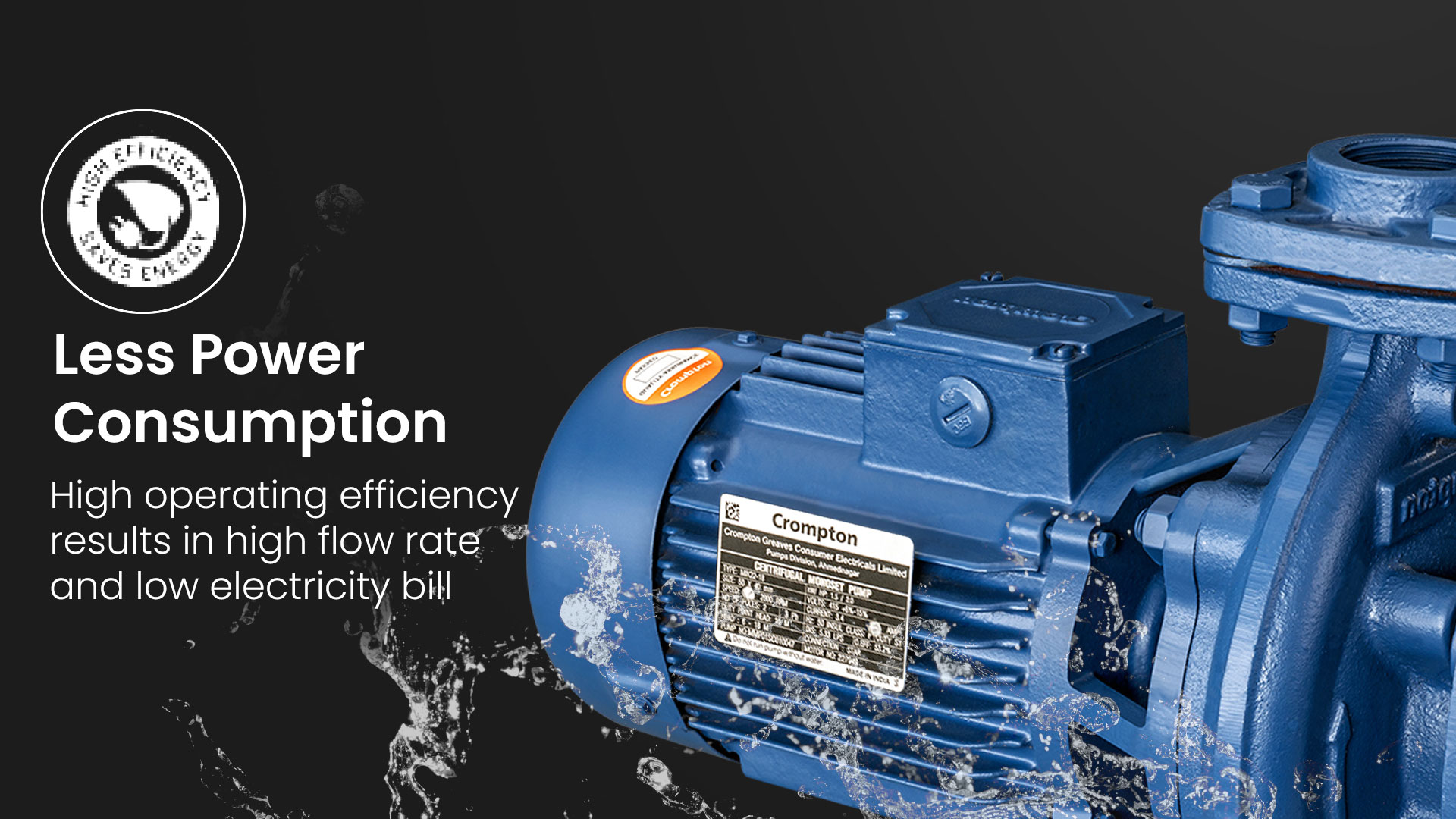 Less Power Consumption