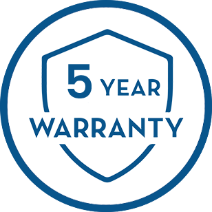 5 Year Warranty