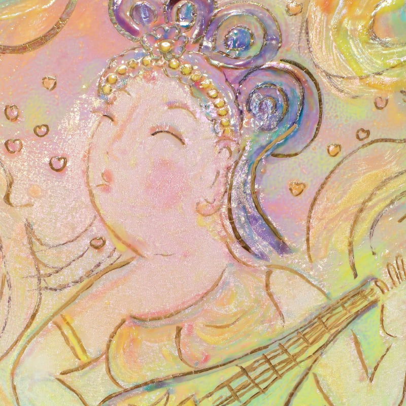 陶彩画_自在作品_弁財天~愛のうた~_詳細