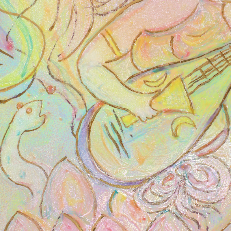 陶彩画_自在作品_弁財天~愛のうた~_詳細