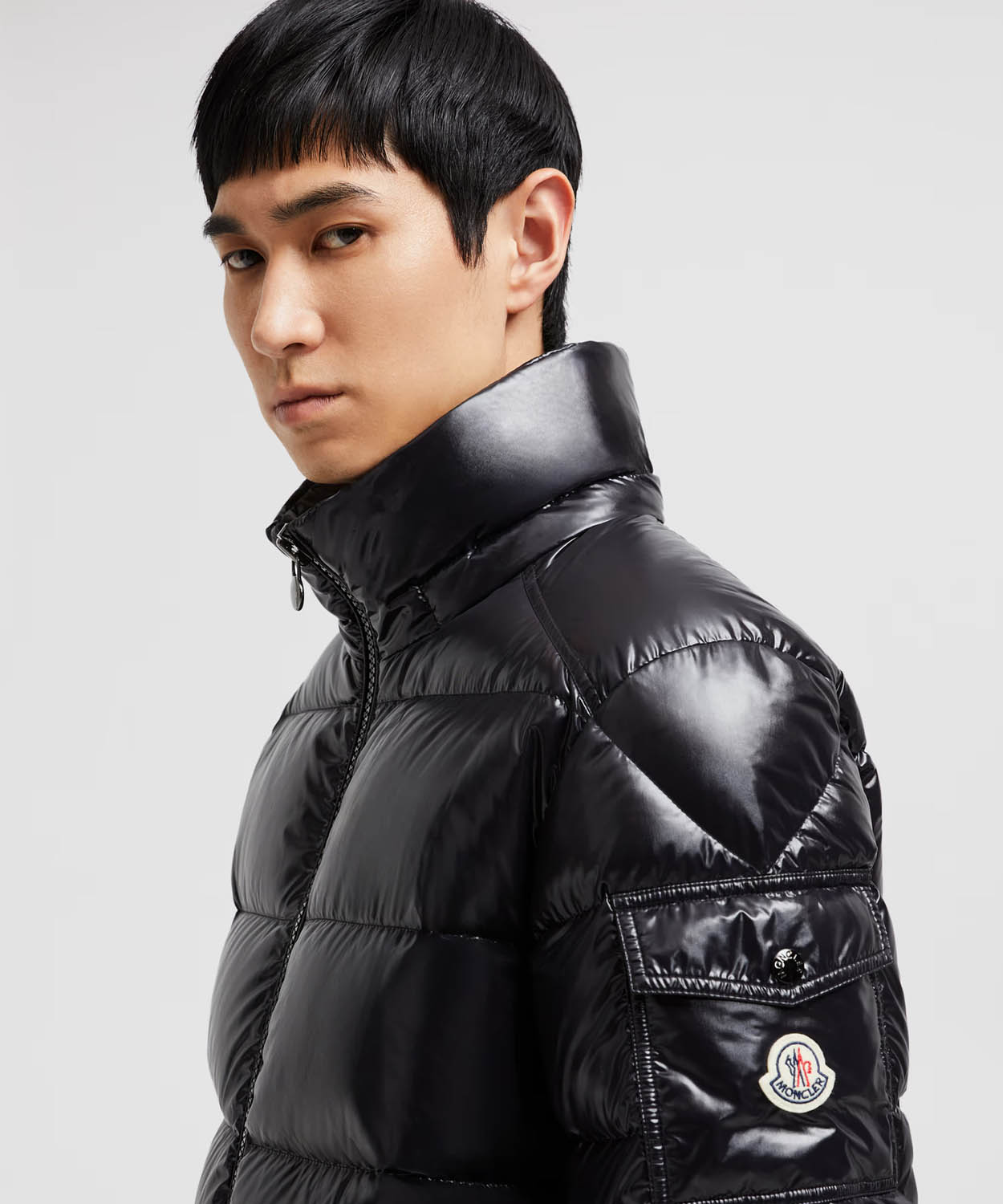 Moncler black jacket on sale