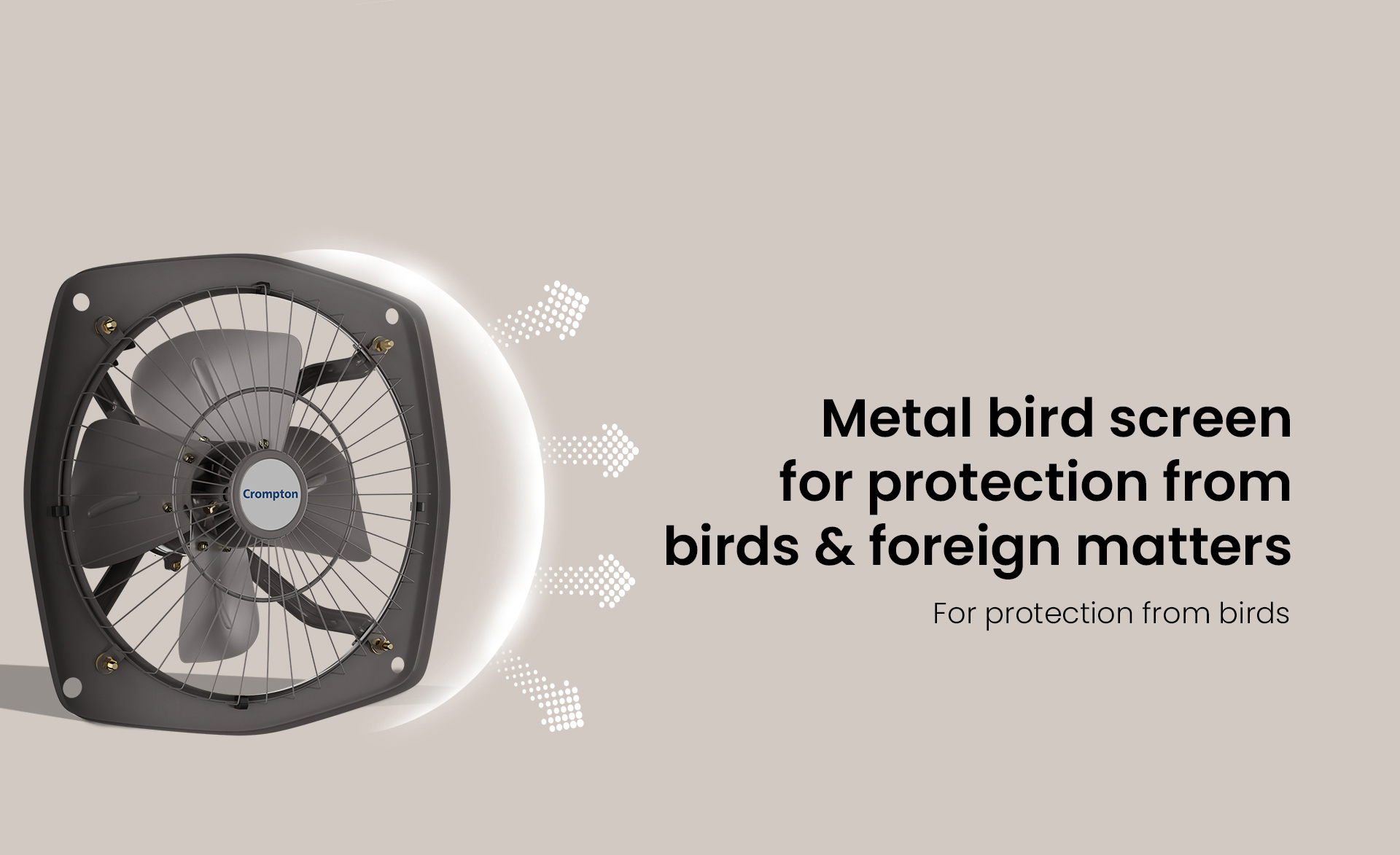 Metal Bird Screen for Protection from Birds & Foreign Matters