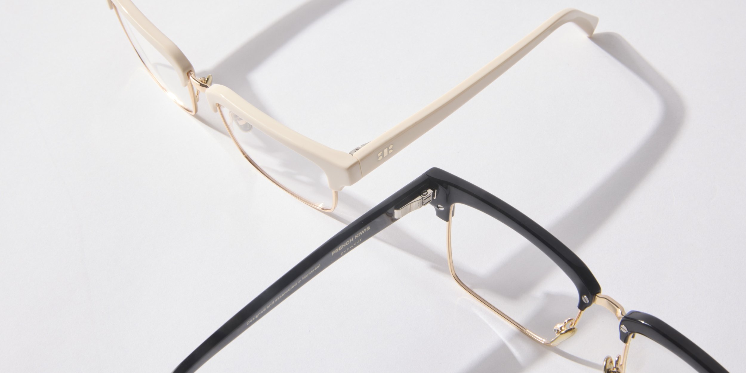 Photo Details of Paris Blue Light Black & Gold Blue Light Glasses in a room
