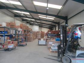 Inside Wind & Sun warehouse
