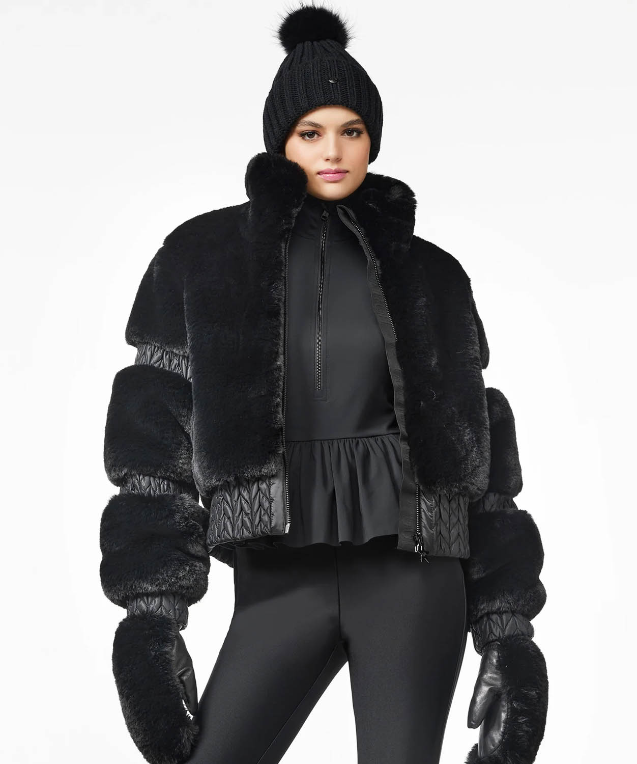 Women's Furry Ski Jacket