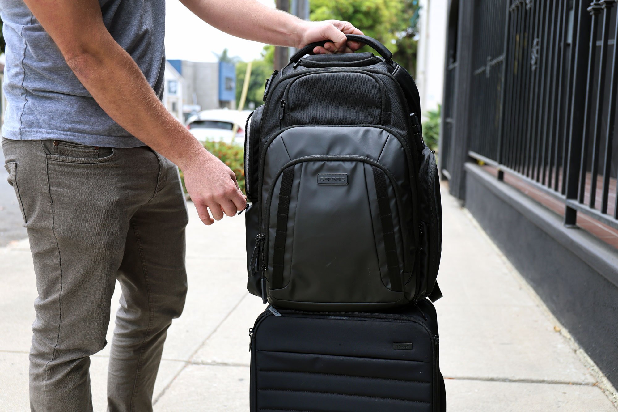 Luggage Handle Pass-Through
