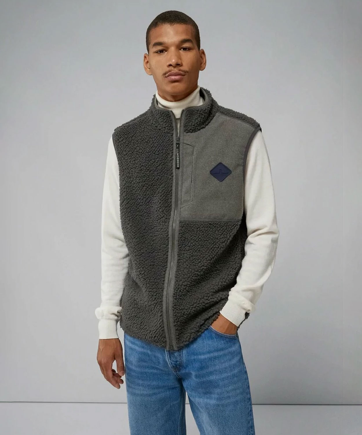 Mens Zeke Pile Mid Layer Vest