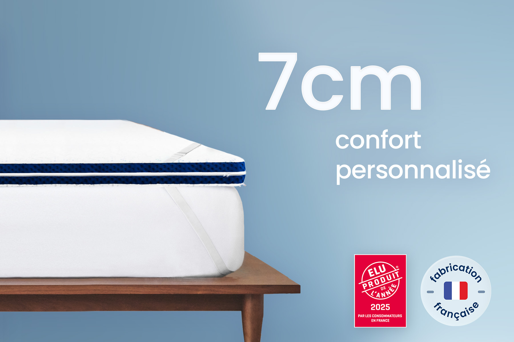 Surmatelas Réversible