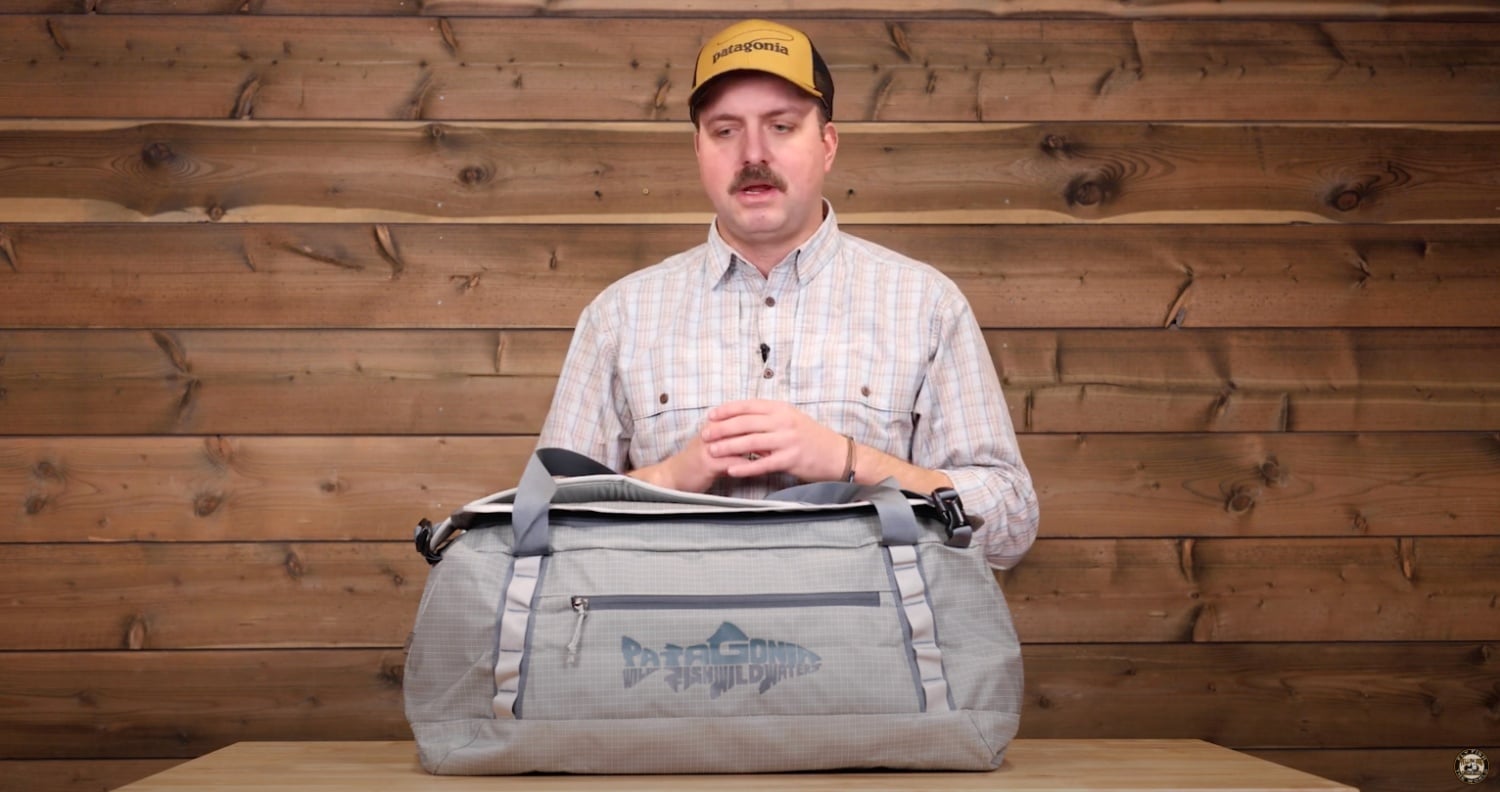 patagonia black hole duffel bag 55l birch white 55 L Black Constructed from Patagonias signature Black Hole fabric Patagonia BLACK HOLE DUFFEL -
