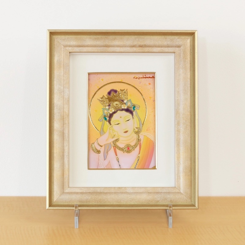 陶彩画_菩薩作品_弥勒菩薩_展示イメージ