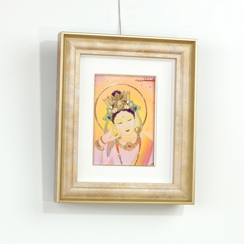 陶彩画_菩薩作品_弥勒菩薩_展示イメージ