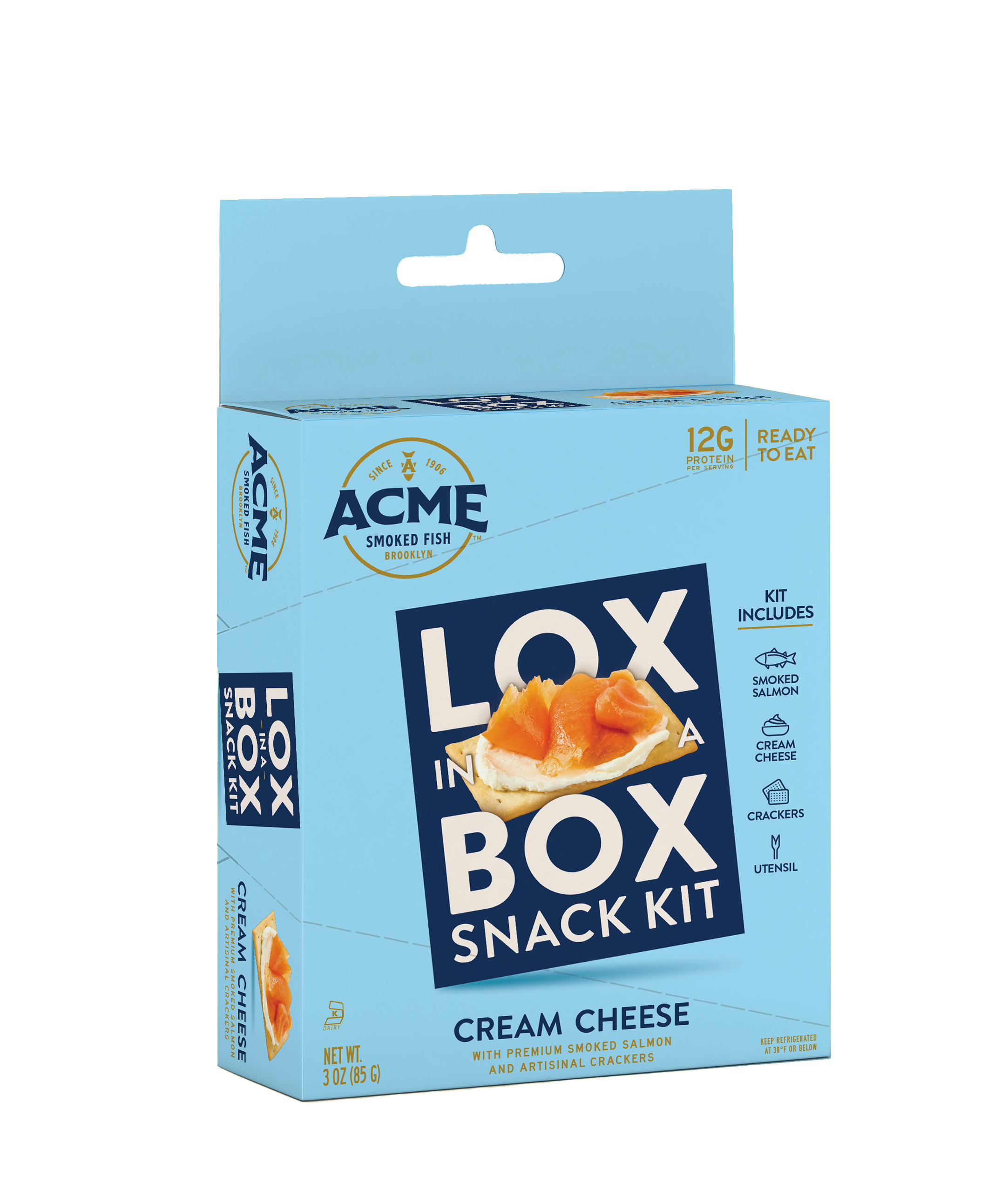 3.25 oz. Lox in a Box™ (Cream Cheese) Acme Smoked Fish