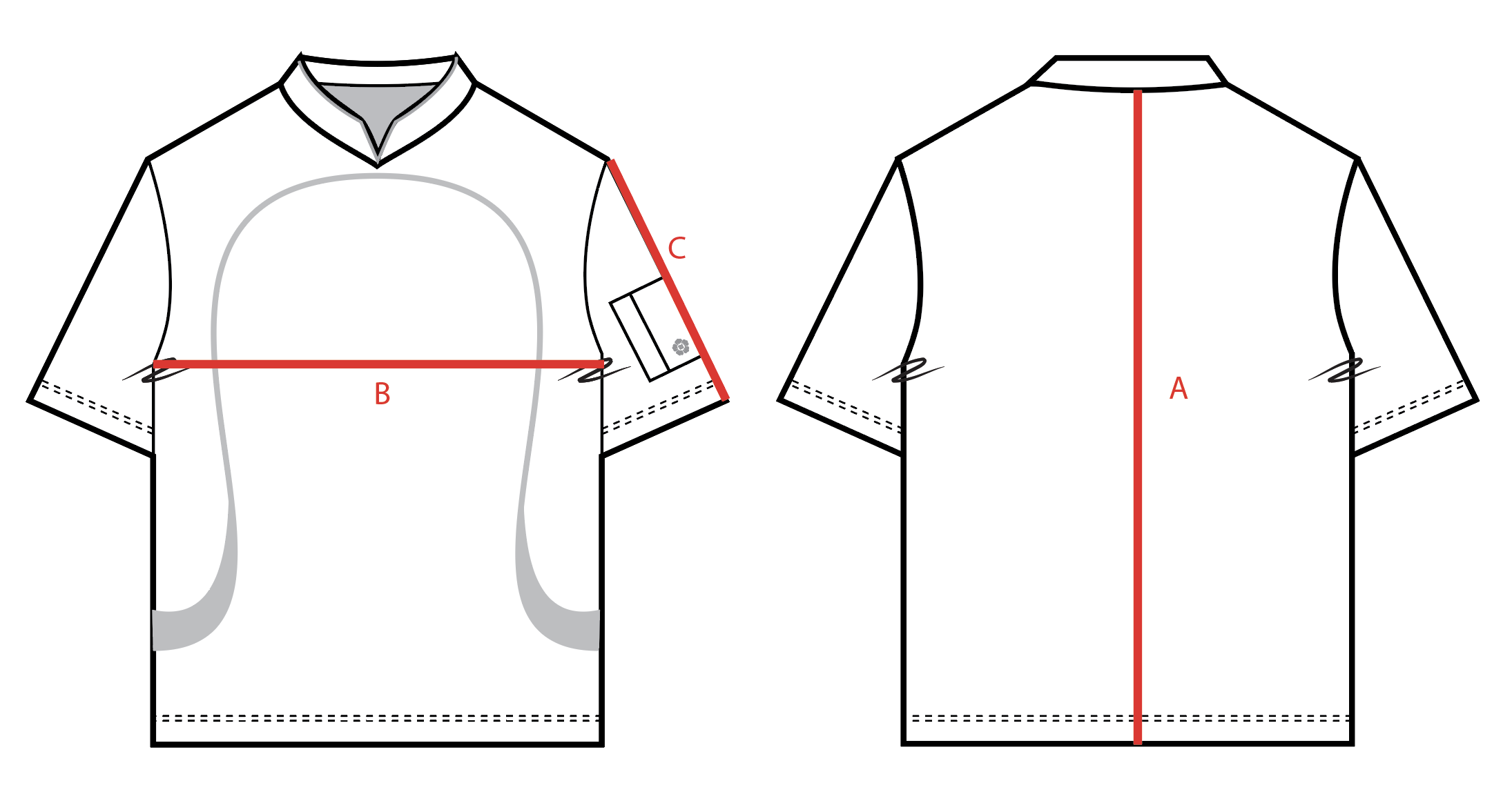 Size chart visual guide