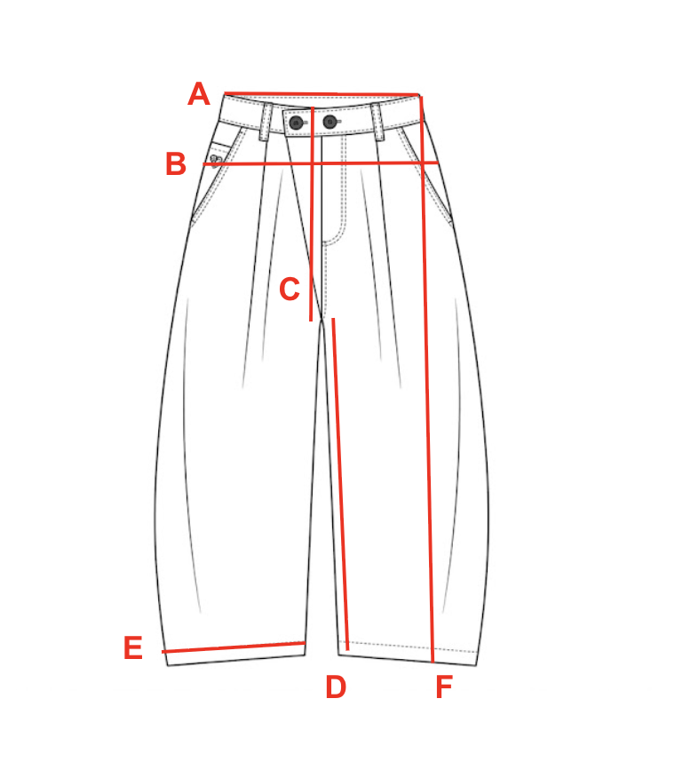 Size chart visual guide