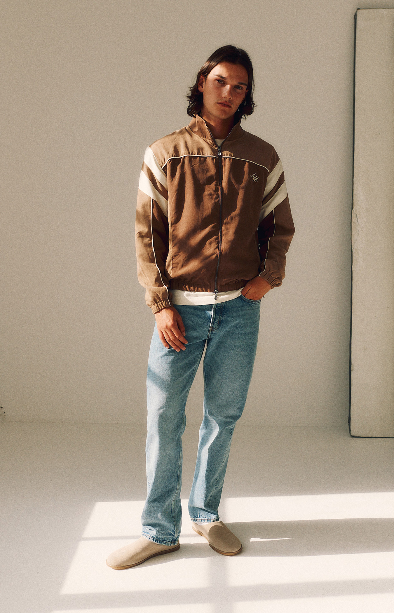 Vestra Track Jacket | Beige