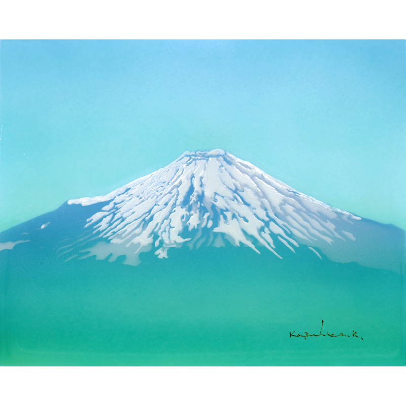 陶彩画_富士作品_初夢_全体