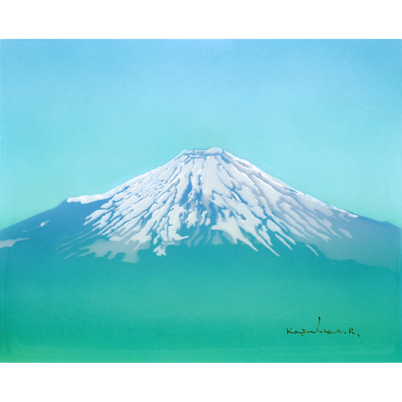 陶彩画_富士作品_初夢_全体