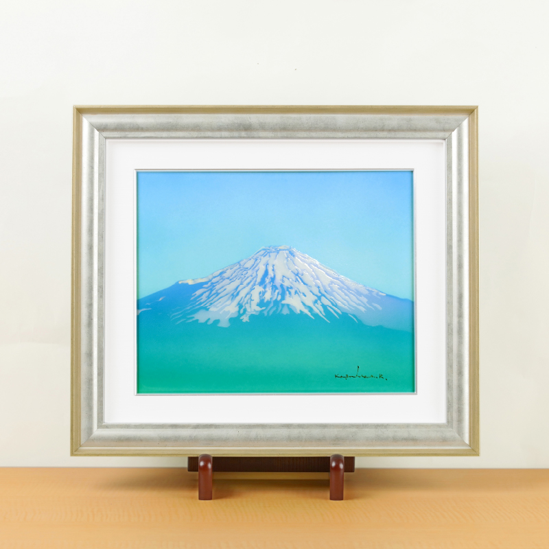 陶彩画_富士作品_初夢_展示イメージ