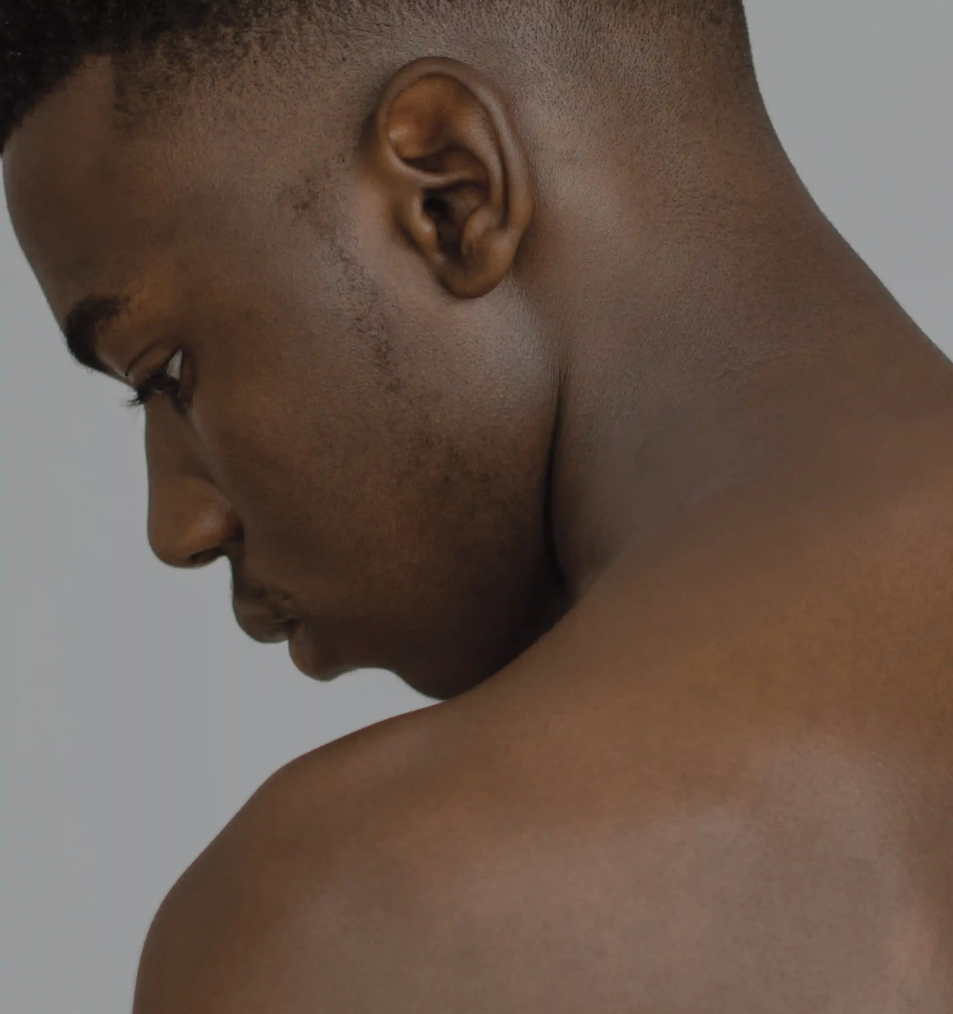 Person's side profile