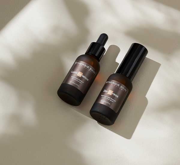 Synergie Skin facial oils LumiBalance and DeStress products