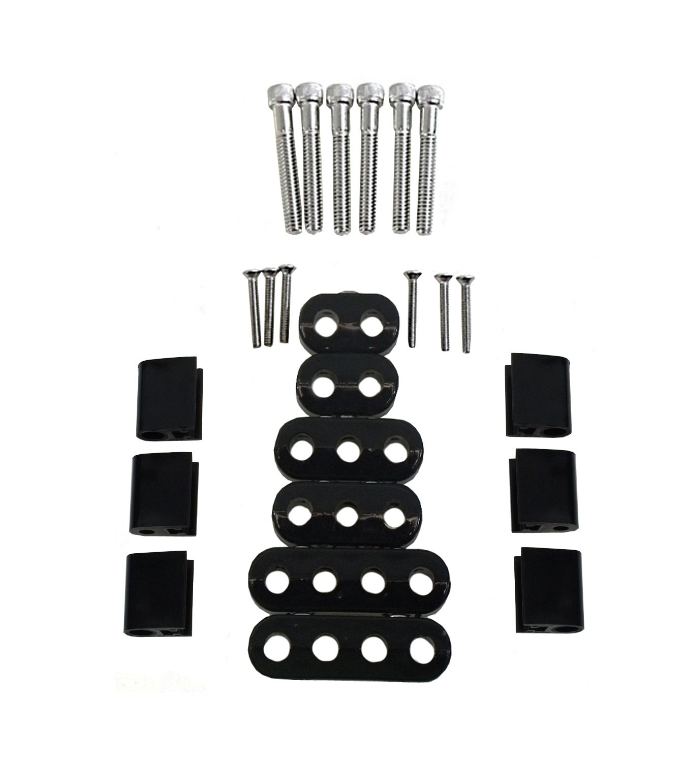 thumbnail image 2 of Taylor 42720 Spark Plug Wire Separators – Red, Small Block Chevy Organizer 2 of 5