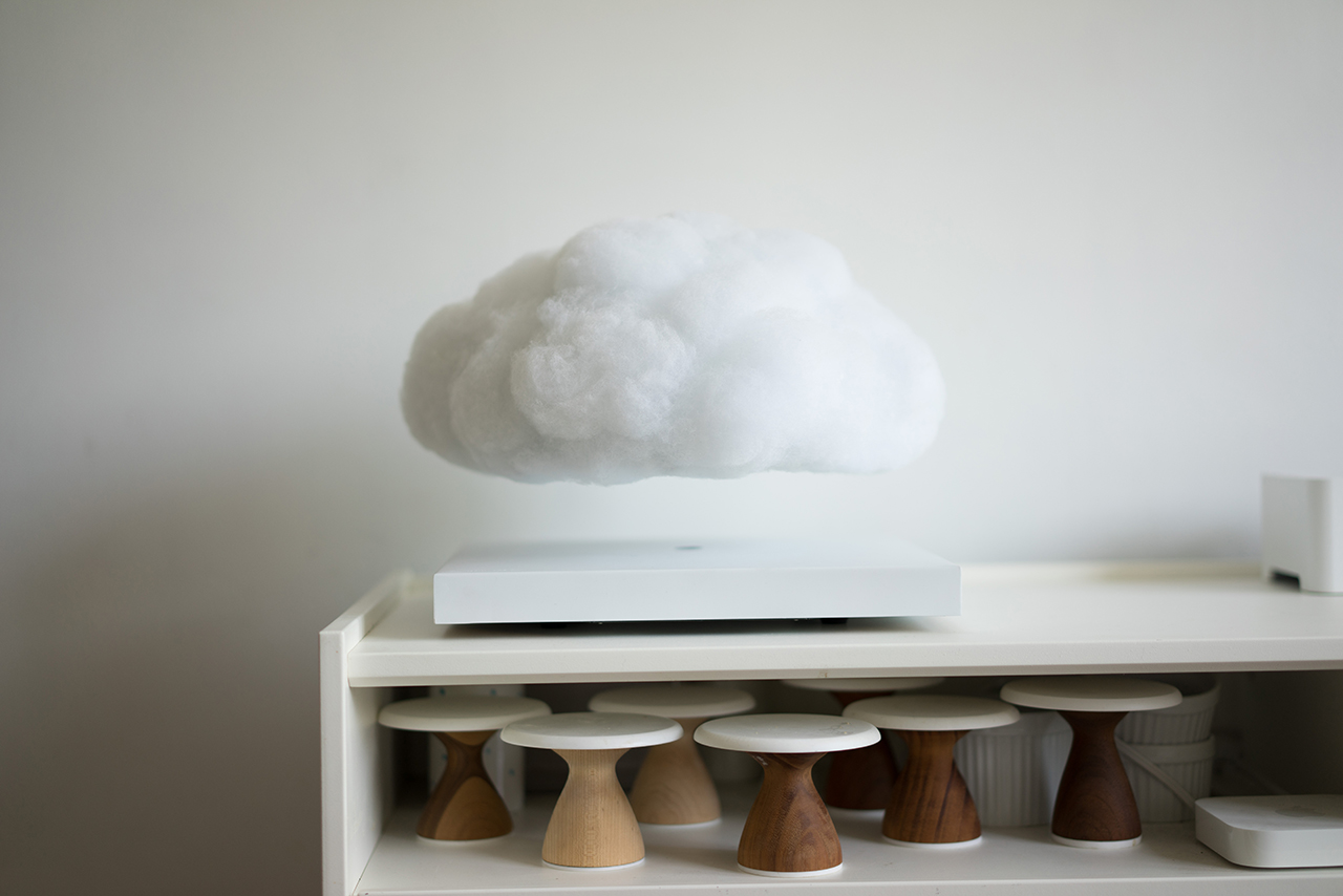 touch of modern floating cloud speaker