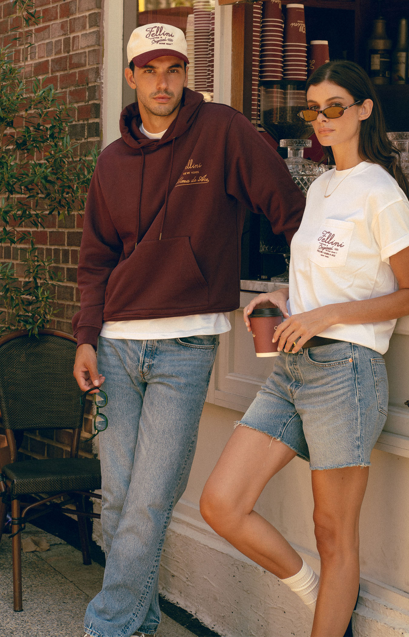Fellini x Alma de Ace Hoodie | Burgundy