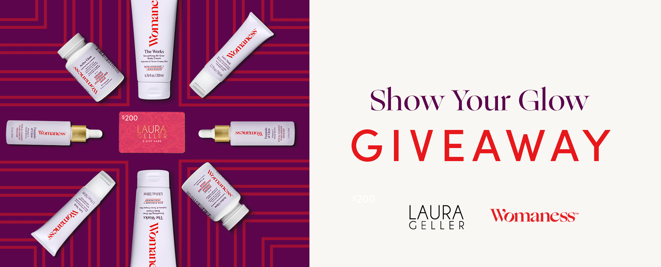 Laura Geller & Womaness Holiday Giveaway