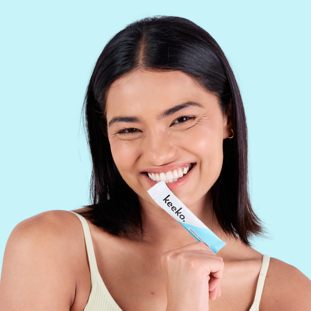 Morning Mint Oil Pulling Mouthwash Sachets