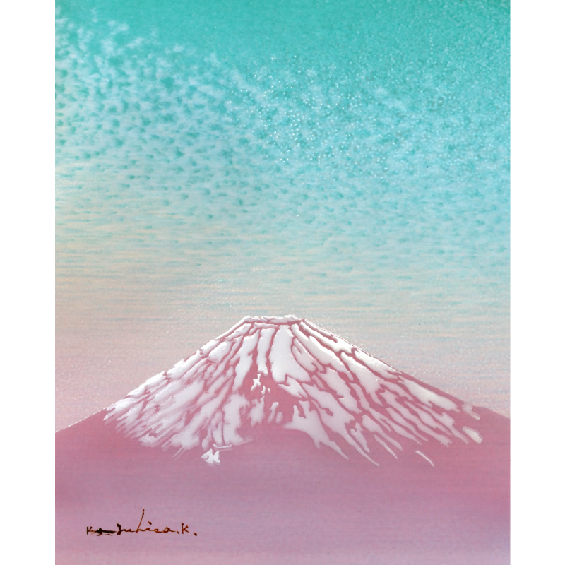 陶彩画_富士作品_初夢_全体