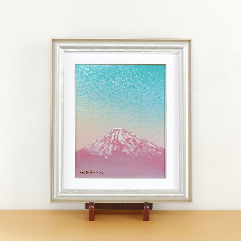 陶彩画_富士作品_初夢_展示イメージ