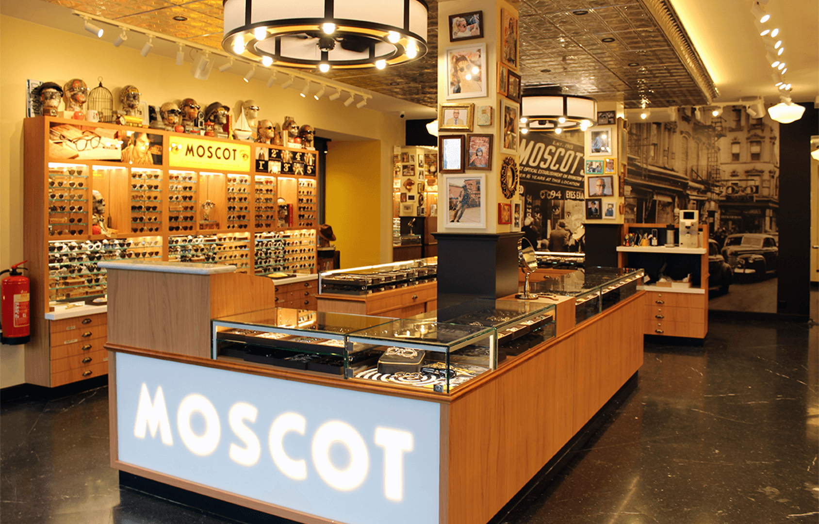 The MOSCOT Zurich Shop interior 2