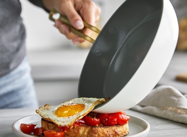 Stanley Tucci™ Ceramic Nonstick 6.5-Quart Essential Stanley Pan | Tuscan Olive info card