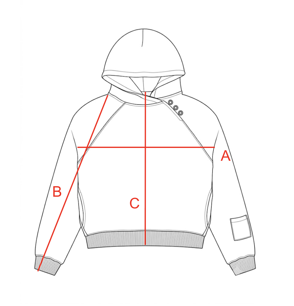 Size chart visual guide