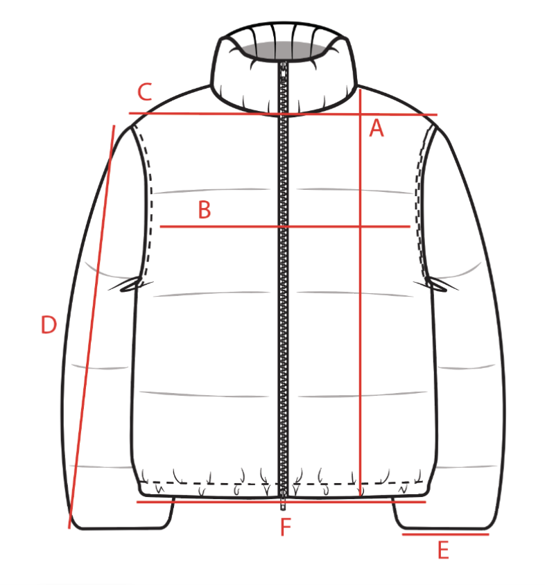 Size chart visual guide