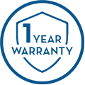 1 Year Warranty