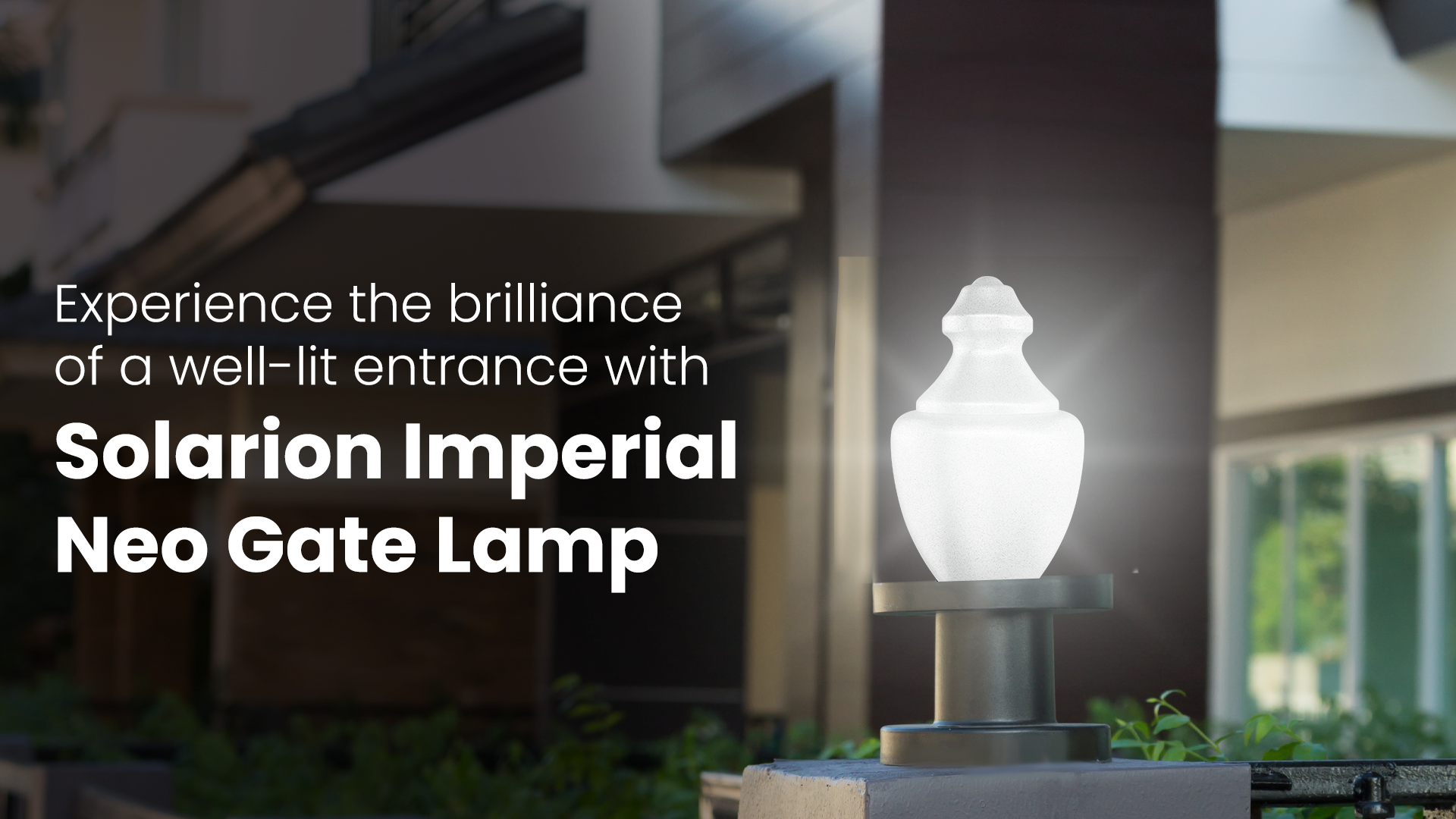 Solarion Imperial Neo Gate Lamp