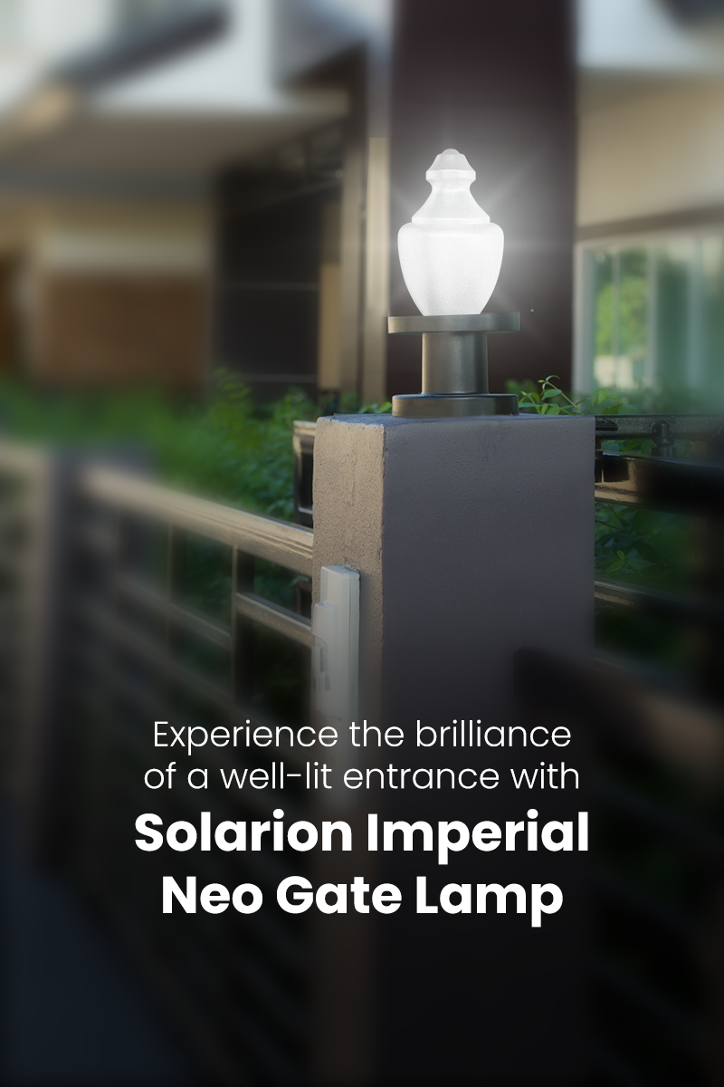 Solarion Imperial Neo Gate Lamp