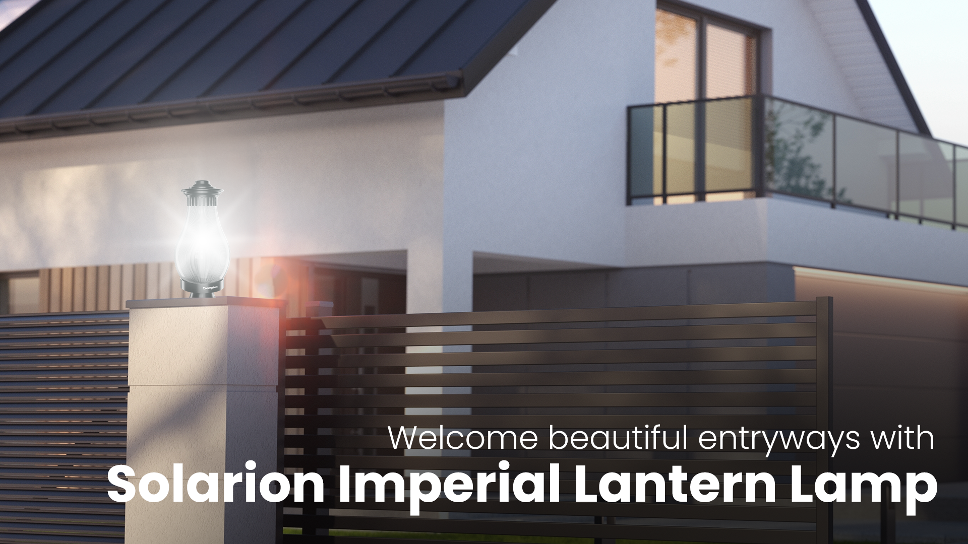 Solarion Imperial Lantern Gate Lamp