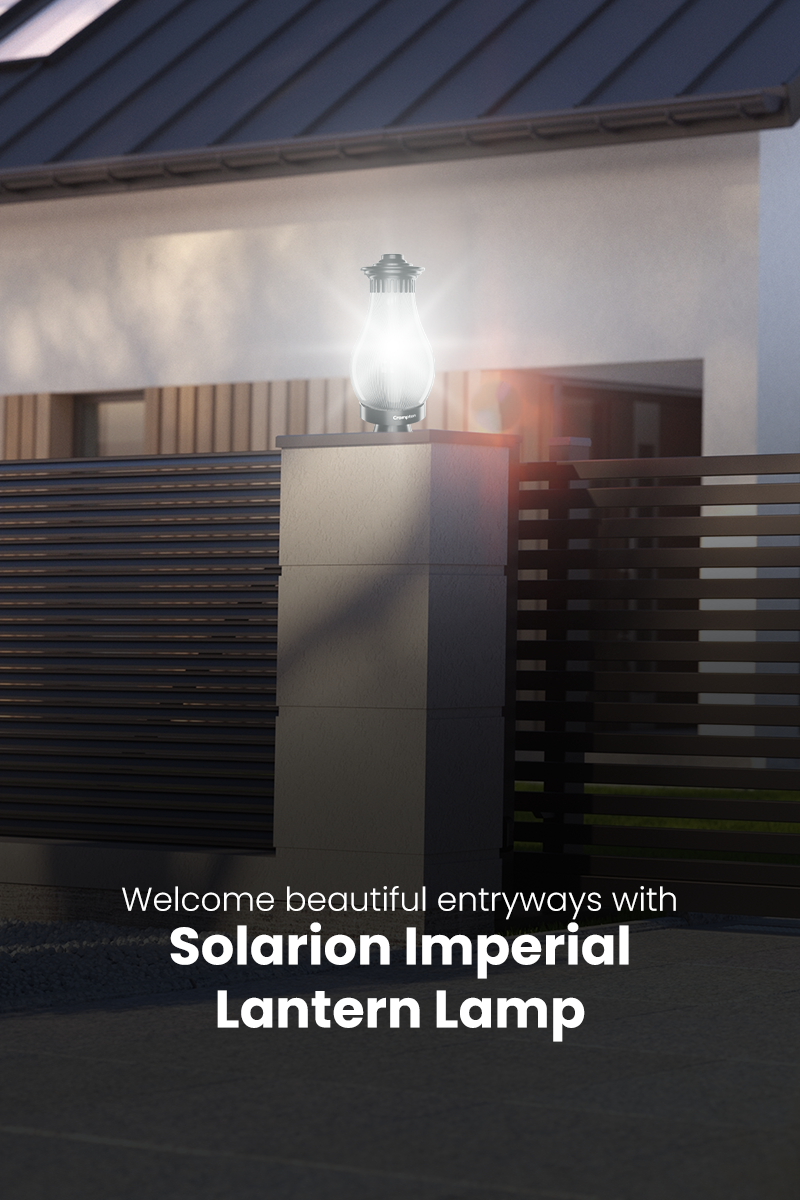 Solarion Imperial Lantern Gate Lamp