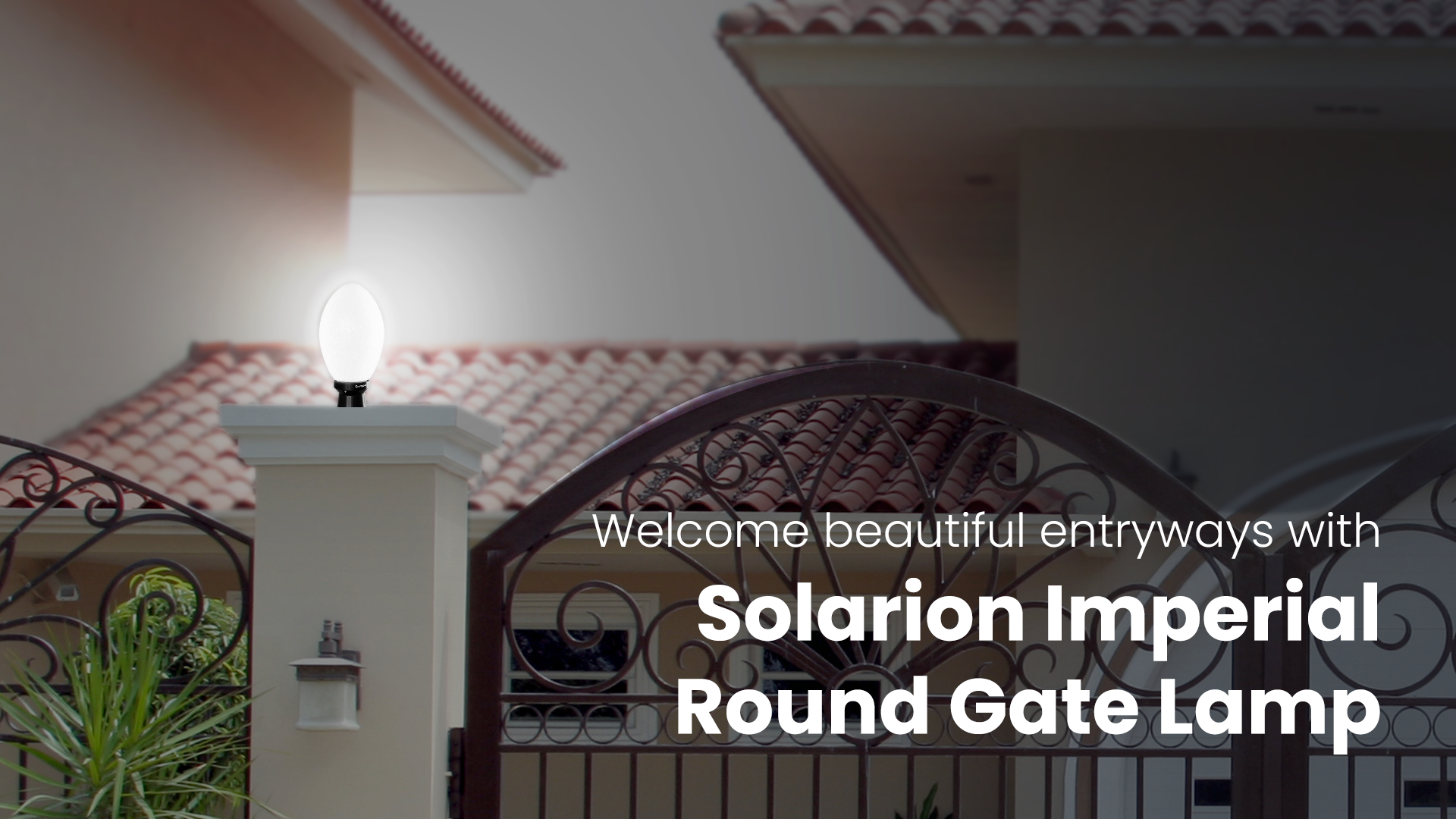 Solarion Imperial Round Gate Lamp