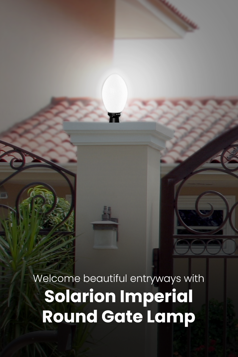 Solarion Imperial Round Gate Lamp