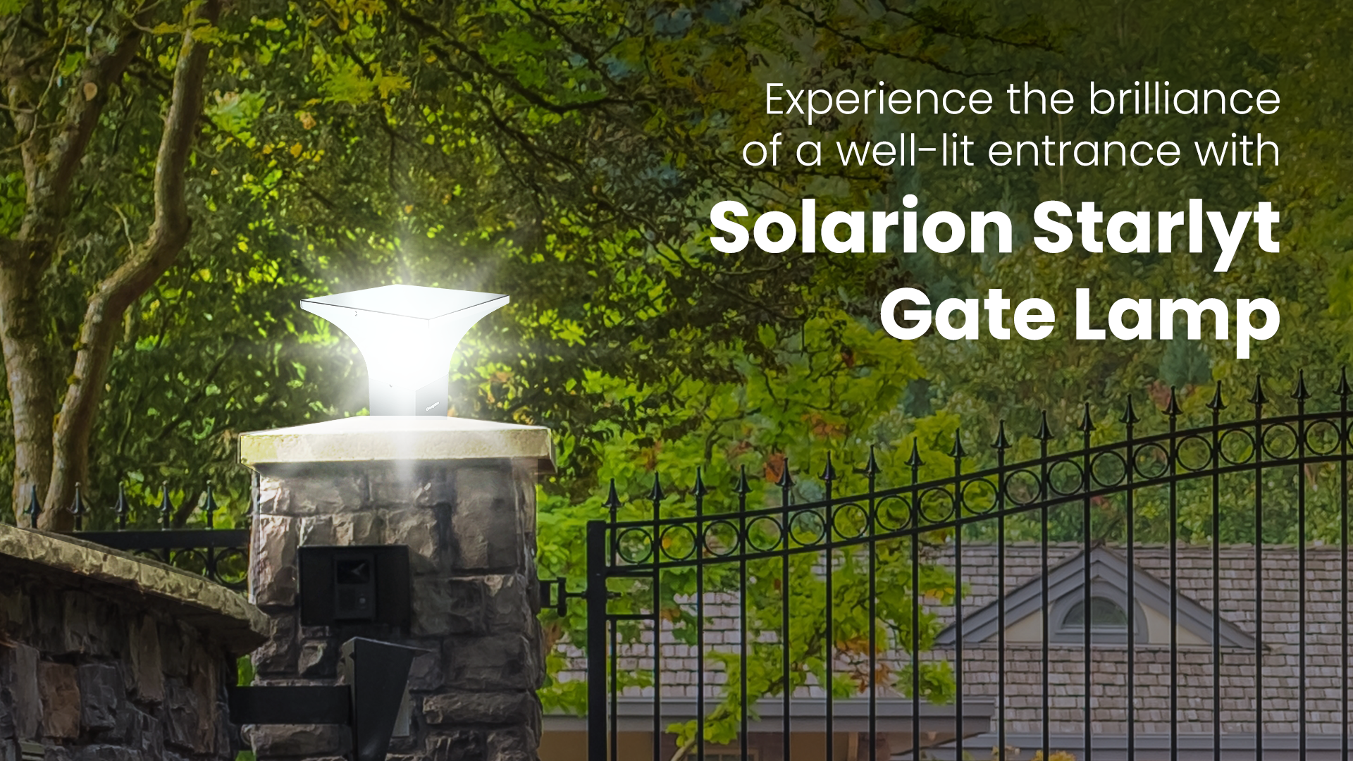 Solarion Starlyt Gate Lamp