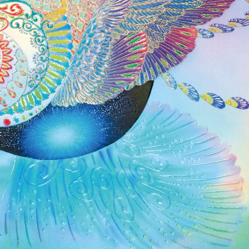 グッズ_艶金盛り 「鯤」額付き_詳細