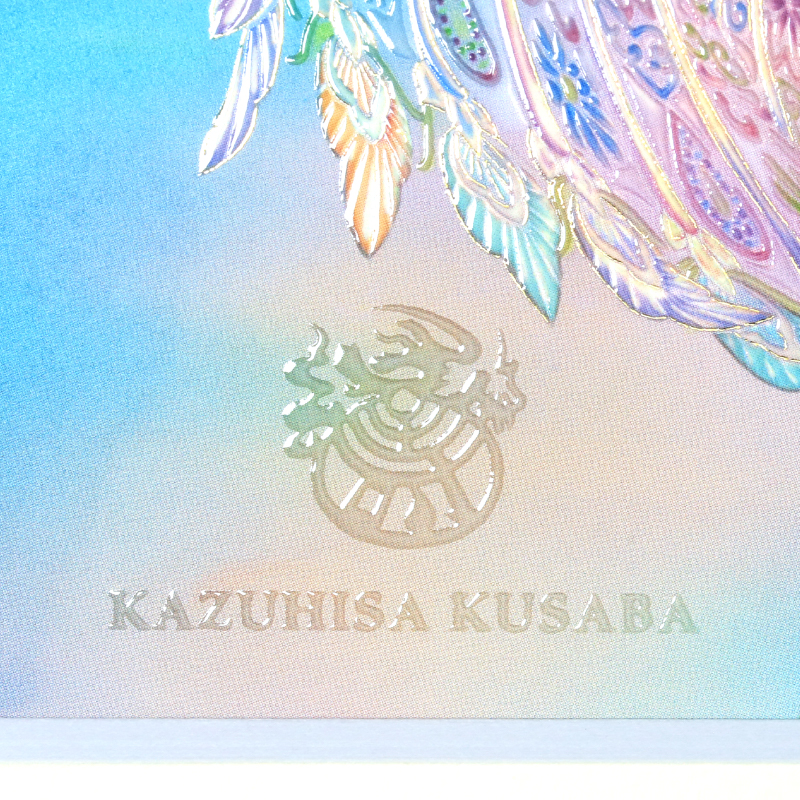 草場　一壽 艶金盛り輝きカード イワナガヒメ 艶金盛り 「桃華の姫 イワナガヒメ」額付き – 草場一壽工房 Museum Shop