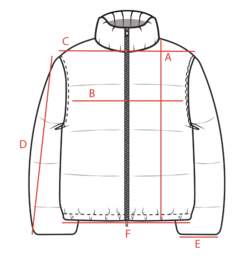 Size chart visual guide