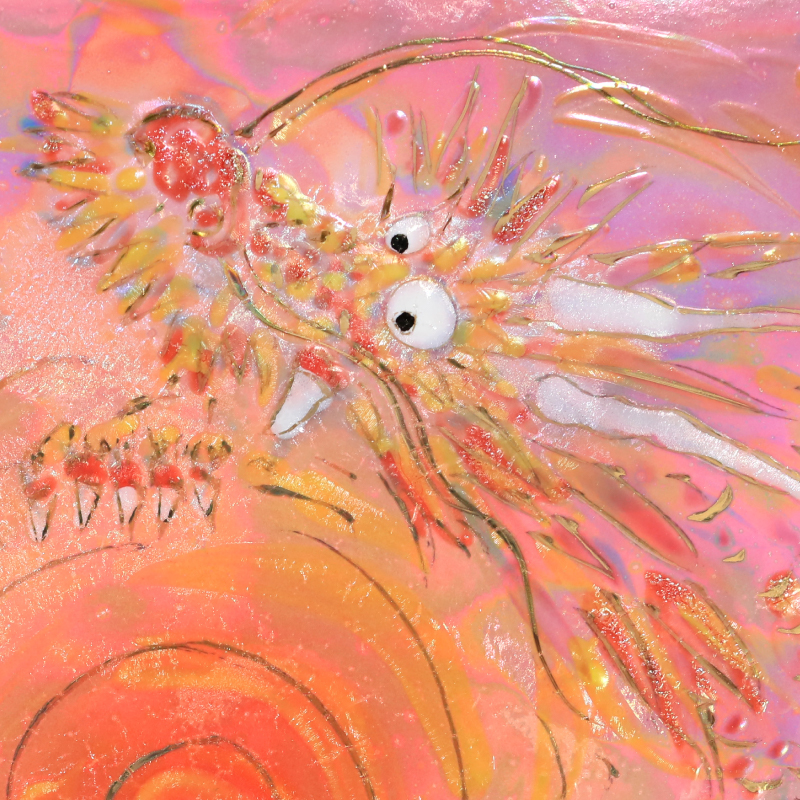 陶彩画_自在作品_いつも一緒_詳細