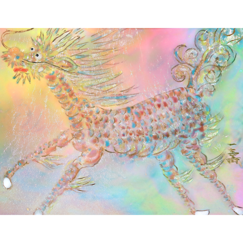 陶彩画_自在作品_輝く瞳_全体