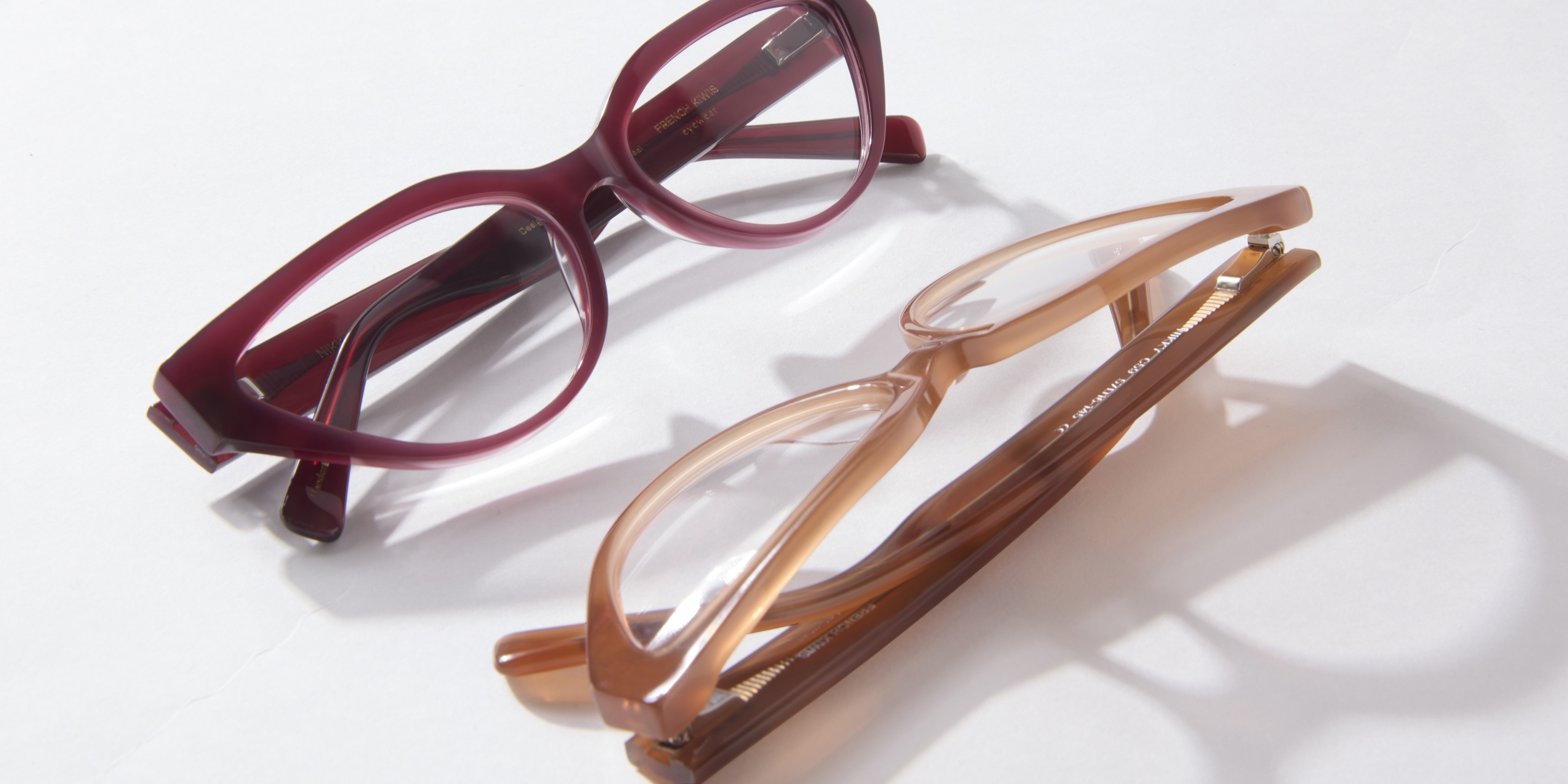 Photo Details of Nikki Milky Amber Reading Glasses in a room