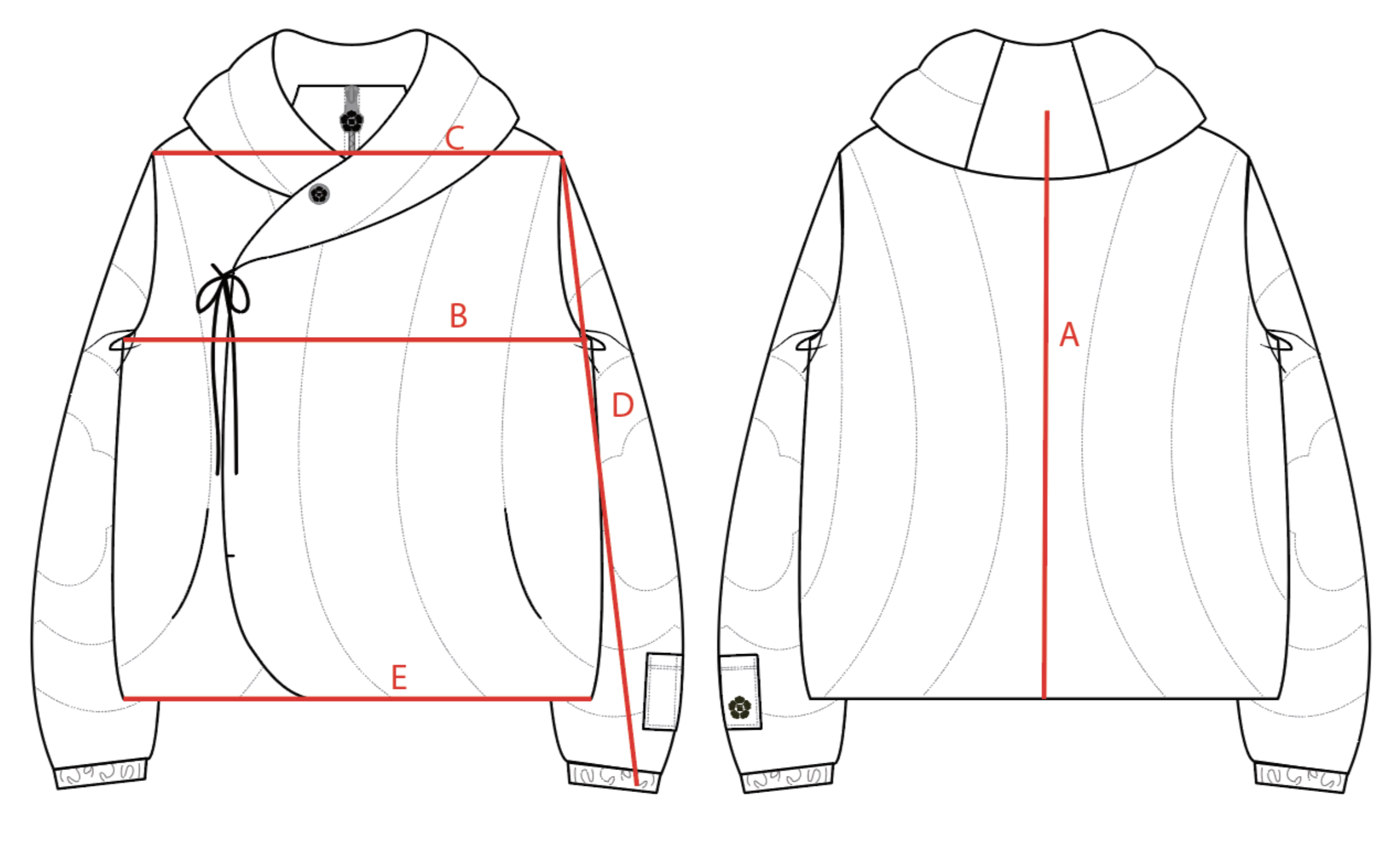 Size chart visual guide